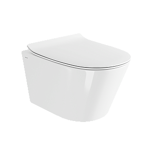 Унитаз подвесной VitrA M50 8302B003-6404 VortexFlush безободковый, смыв торнадо, с крышкой микролифт, белый купить в интернет-магазине Sanbest