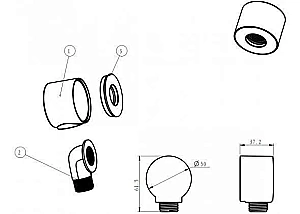 Душевая система Aquanet STATIC 2.01 257157 хром купить в интернет-магазине сантехники Sanbest