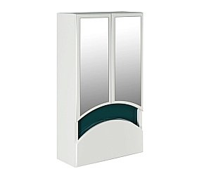 Зеркальный шкаф MIXLINE РАДУГА 522474 46 зеленый купить в интернет-магазине сантехники Sanbest