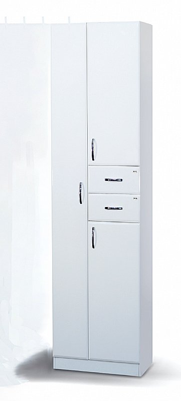 Пенал напольный Misty 50 белый для ванной в интернет-магазине сантехники Sanbest