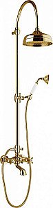 Душевая система Webert Ottocento OT721208010 золото купить в интернет-магазине сантехники Sanbest