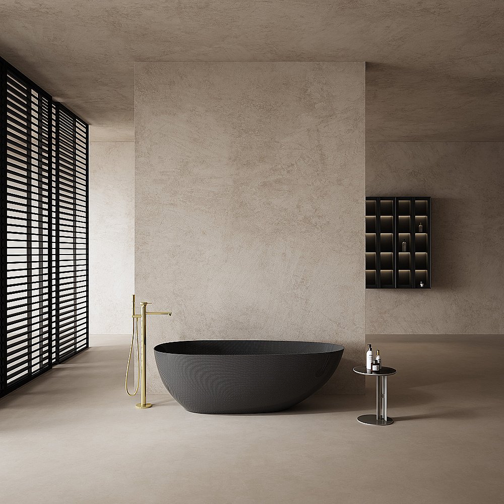 Ванна карбоновая ABBER Karbon AK9011-1.7 170х80 черная купить в интернет-магазине Sanbest