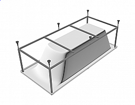 Каркас для ванны Vayer Boomerang 150x70 купить в интернет-магазине сантехники Sanbest