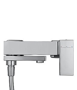 Смеситель для ванны с душем WONZON & WOGHAND CUBE, Хром (WW-88639016-CR) купить в интернет-магазине сантехники Sanbest