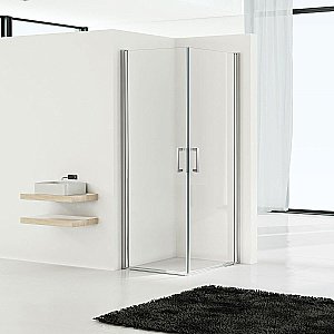 Душевой уголок Vincea Orta VSS-1O1010CL 100x100 стекло прозрачное/профиль хром купить в интернет-магазине Sanbest