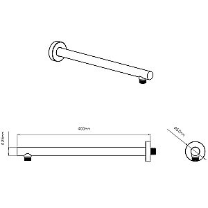 Душевая система Vincea VSFW-4212MB черная матовая купить в интернет-магазине сантехники Sanbest
