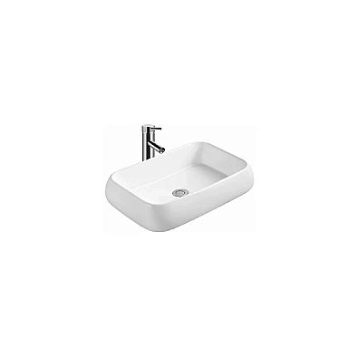 Раковина накладная Ceramalux N 60 9239 белая купить в интернет-магазине Sanbest