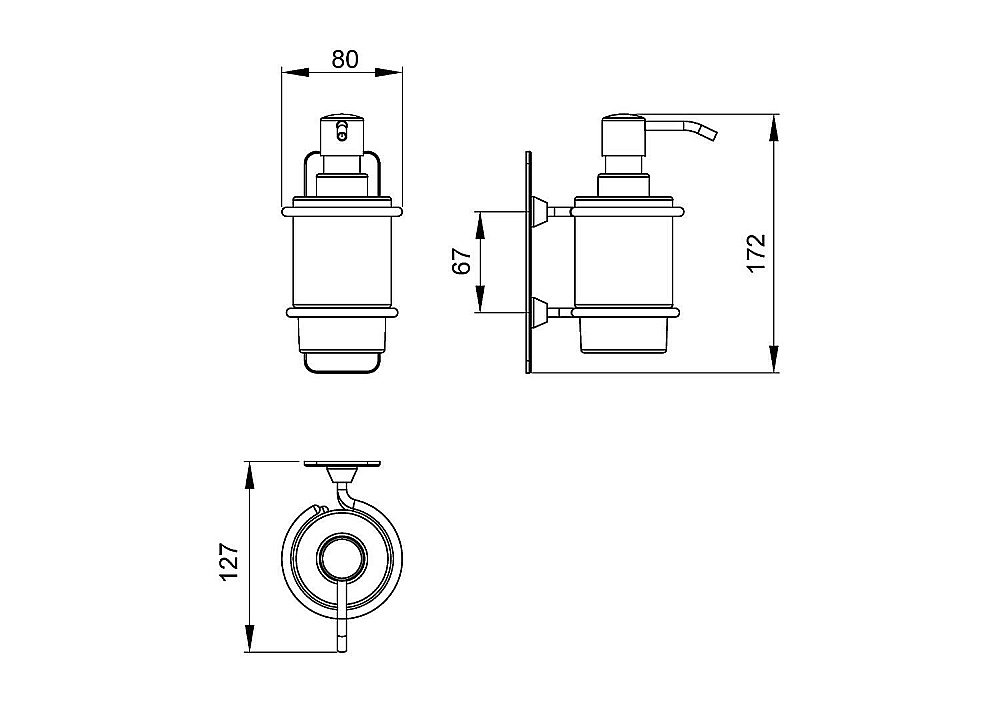 Диспенсер Timo Nelson 150038/00 купить в интернет-магазине сантехники Sanbest