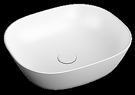 Раковина накладная Vitra Plural 45 7810B401-0016 белая матовая купить в интернет-магазине Sanbest