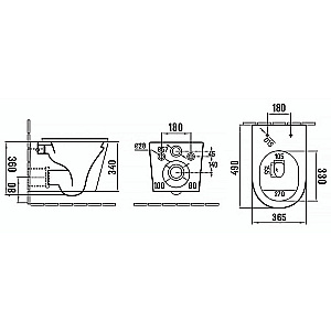 Унитаз подвесной Azario Atrio AZ-2330 белый, безободковый, с крышкой микролифт купить в интернет-магазине Sanbest
