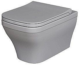 Унитаз подвесной Ambassador Benefit 203T20301R серый матовый купить в интернет-магазине Sanbest