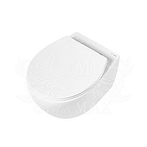 Унитаз подвесной Art&Max Elegant AM9316CHR/SC белый, с сиденьем микролифт, безободковый купить в интернет-магазине Sanbest