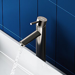 Смеситель для раковины Dorff Logic D3002102SS сталь купить в интернет-магазине сантехники Sanbest