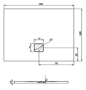 Душевой поддон Riho Basel 434 140x100 D005042005 белый купить в интернет-магазине Sanbest