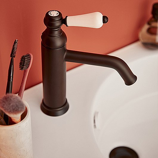 Cмеситель для раковины Jacob Delafon LOUISE E24360-BL черный матовый купить в интернет-магазине сантехники Sanbest