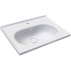 Раковина мебельная Bien Ferra 60 FELK060B1FD1W5000 белая купить в интернет-магазине Sanbest