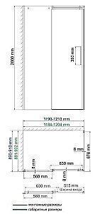 Душевой уголок WasserKRAFT Dinkel 58R07 120x90 купить в интернет-магазине Sanbest