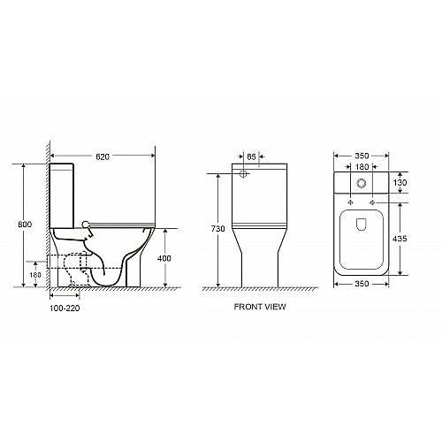 Унитаз напольный WeltWasser ZINNBACH 001 GL-WT белый глянец купить в интернет-магазине Sanbest