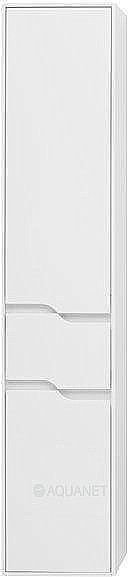 Шкаф-пенал Aquanet Модена 218461 35 белый глянец для ванной в интернет-магазине сантехники Sanbest