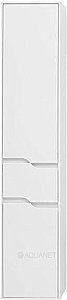Шкаф-пенал Aquanet Модена 218461 35 белый глянец для ванной в интернет-магазине сантехники Sanbest