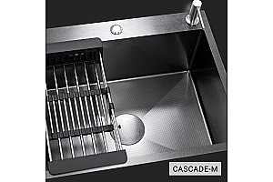 Мойка кухонная Esbano Cascade-M ESMKCASCM темная сталь купить в интернет-магазине сантехники Sanbest