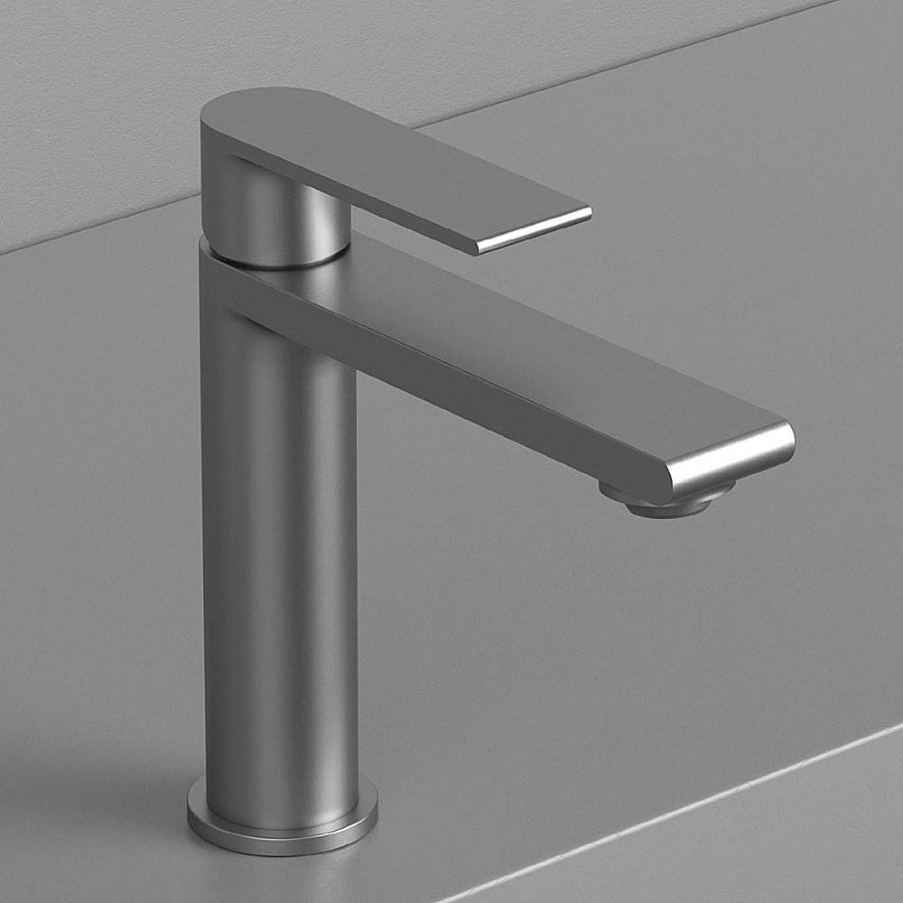 Смеситель для раковины Vincea Vogue VBF-1V1GM вороненая сталь купить в интернет-магазине сантехники Sanbest