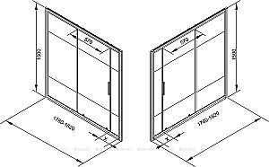 Шторка для ванны Aquanet Practic AE10-B-180H150U-CP купить в интернет-магазине Sanbest