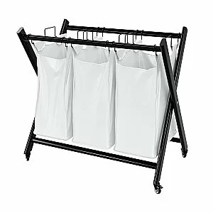 Корзина на ножках WasserKRAFT Naab WB-860-L белый купить в интернет-магазине сантехники Sanbest