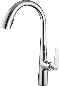 Смеситель для кухни Orange Boni M15-120cr хром купить в интернет-магазине сантехники Sanbest