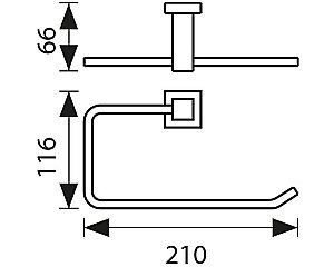 Полотенцедержатель Kaiser KH-4301 бронза купить в интернет-магазине сантехники Sanbest