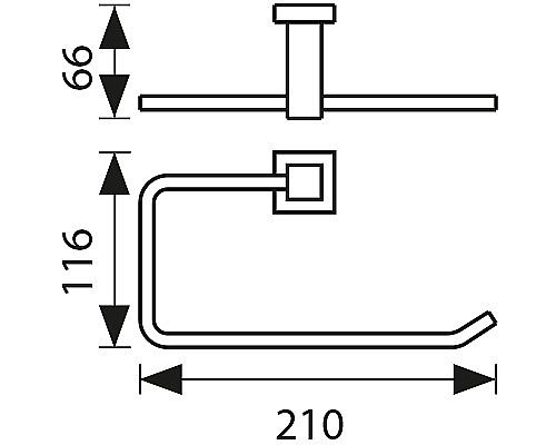 Полотенцедержатель Kaiser KH-4301 бронза купить в интернет-магазине сантехники Sanbest