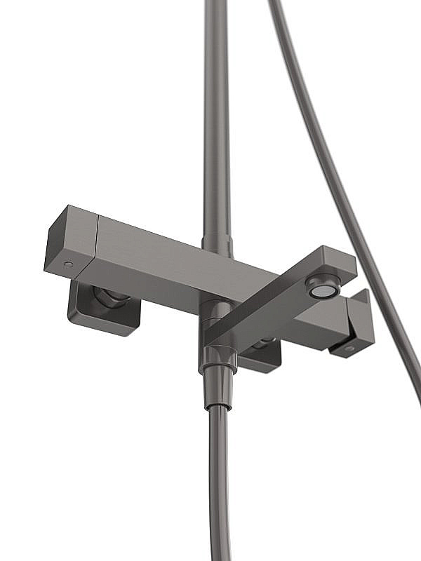Душевая система Cezares SLIDER CVD-GM оружейная сталь купить в интернет-магазине сантехники Sanbest