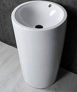 Раковина напольная Gid Autonomo 44 Nb163 81107 белая купить в интернет-магазине Sanbest