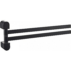 Полотенцедержатель поворотный WONZON & WOGHAND CARBON, Черный (WW-7731) купить в интернет-магазине сантехники Sanbest