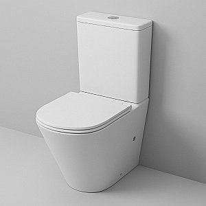 Унитаз напольный Grossman GR-4450MS безободковый, с бачком, с крышкой микролифт, белый матовый купить в интернет-магазине Sanbest