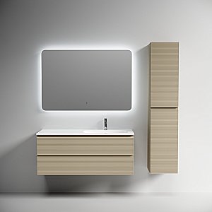 Тумба с раковиной Sancos Folk FL120LCP/FL120RCP Капучино для ванной в интернет-магазине Sanbest