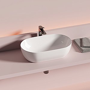 Раковина Ceramica Nova Twist CN12001 белая купить в интернет-магазине Sanbest