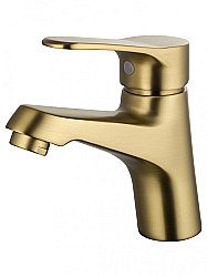 Смеситель для раковины WONZON & WOGHAND WW-A40212-BG золото брашированное купить в интернет-магазине сантехники Sanbest
