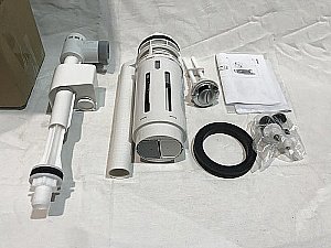 Унитаз напольный CeramaLux 1222A белый, безободковый, с бачком, с крышкой микролифт купить в интернет-магазине Sanbest