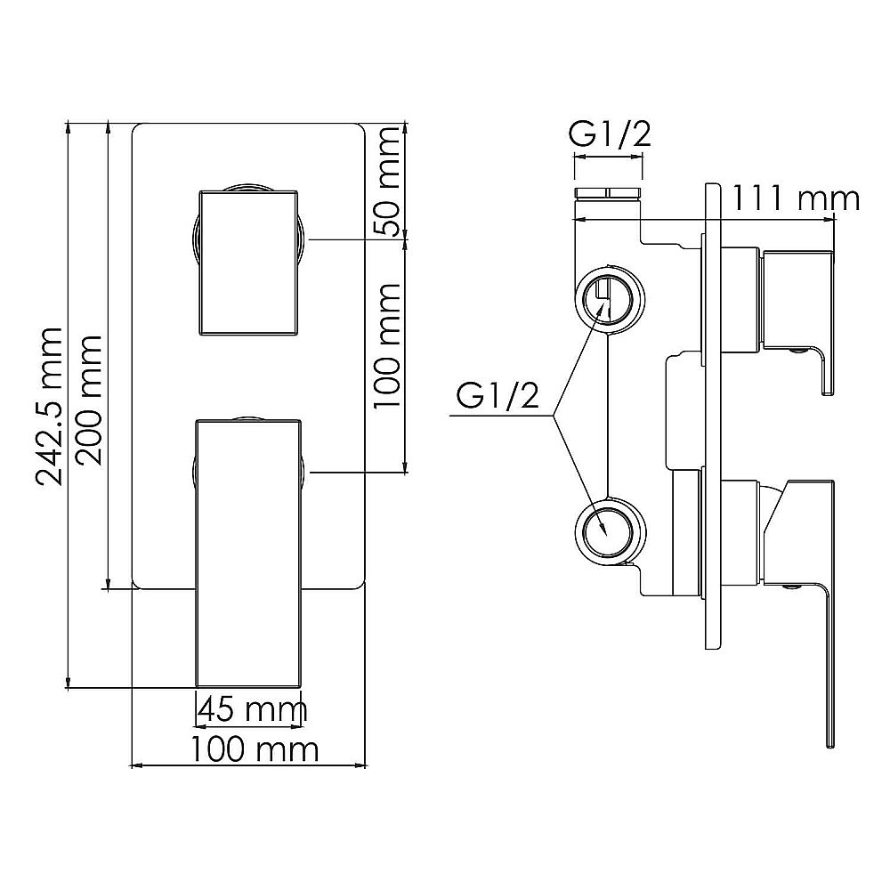 Душевая система WasserKRAFT Abens 2000 A16162 купить в интернет-магазине сантехники Sanbest