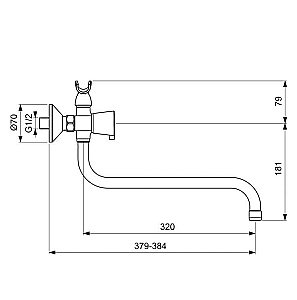 Смеситель для ванны и душа VIDIMA QUADRO BA346AA купить в интернет-магазине сантехники Sanbest