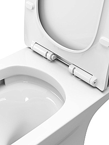 Унитаз-компакт BelBagno ROMANO-TOR BB2803CP/T-TOR/SC белый, с крышкой микролифт, с бачком, безободковый, слив-торнадо купить в интернет-магазине Sanbest