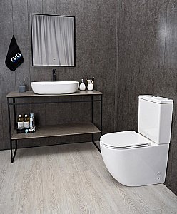 Раковина накладная Gid Lago 61 D1348 51204 белая купить в интернет-магазине Sanbest