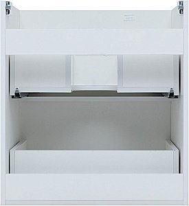 Тумба с раковиной Aquanet Арт 60 белая матовая для ванной в интернет-магазине Sanbest