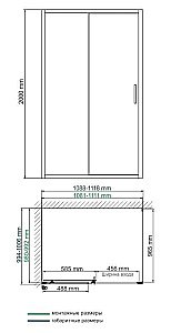 Душевой уголок WasserKRAFT Main 41S16 100x110 купить в интернет-магазине Sanbest