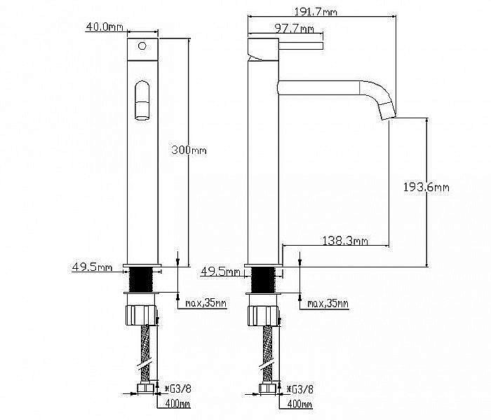 Смеситель для раковины NT Bagno NT4211Н купить в интернет-магазине сантехники Sanbest