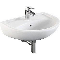 Раковина Vitra Norm Fit 60 6895B099-1778 белая купить в интернет-магазине Sanbest