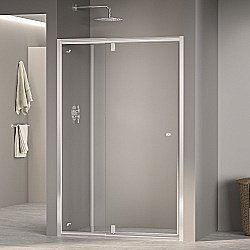 Душевая дверь RGW Passage PA-02 NEW 100 стекло прозрачное/профиль хром купить в интернет-магазине Sanbest