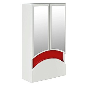 Зеркальный шкаф MIXLINE РАДУГА 522475 46 красный купить в интернет-магазине сантехники Sanbest