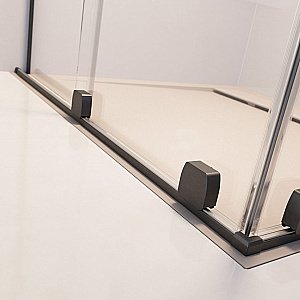 Шторка для ванны Radaway Furo Brushed GunMetal PND II 160 стекло прозрачное/профиль брашированный оружейная сталь купить в интернет-магазине Sanbest